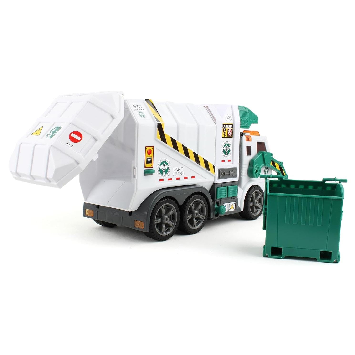 Amazon.com: Daron NYC Sanitation Front END Dumpster Garbage Truck